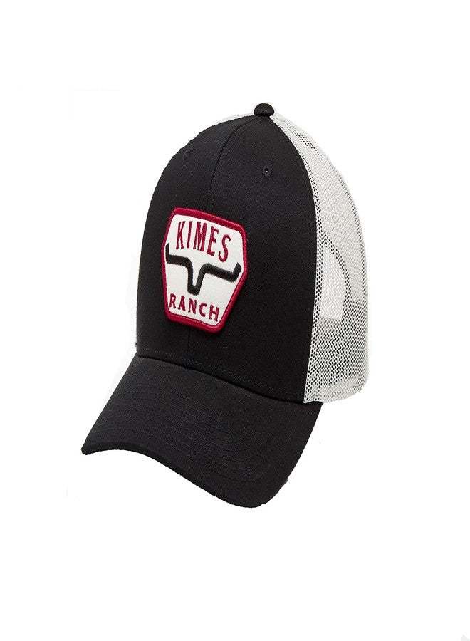 Kimes Ranch The Distance Trucker Hat, Black